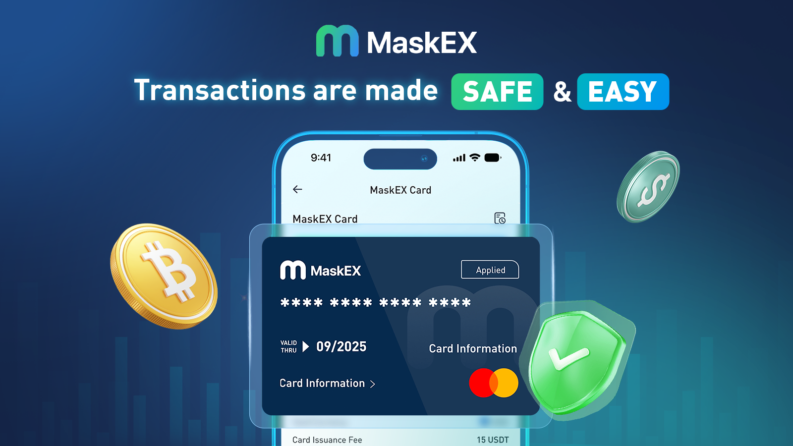 MaskEX New Virtual Card goes LIVE!